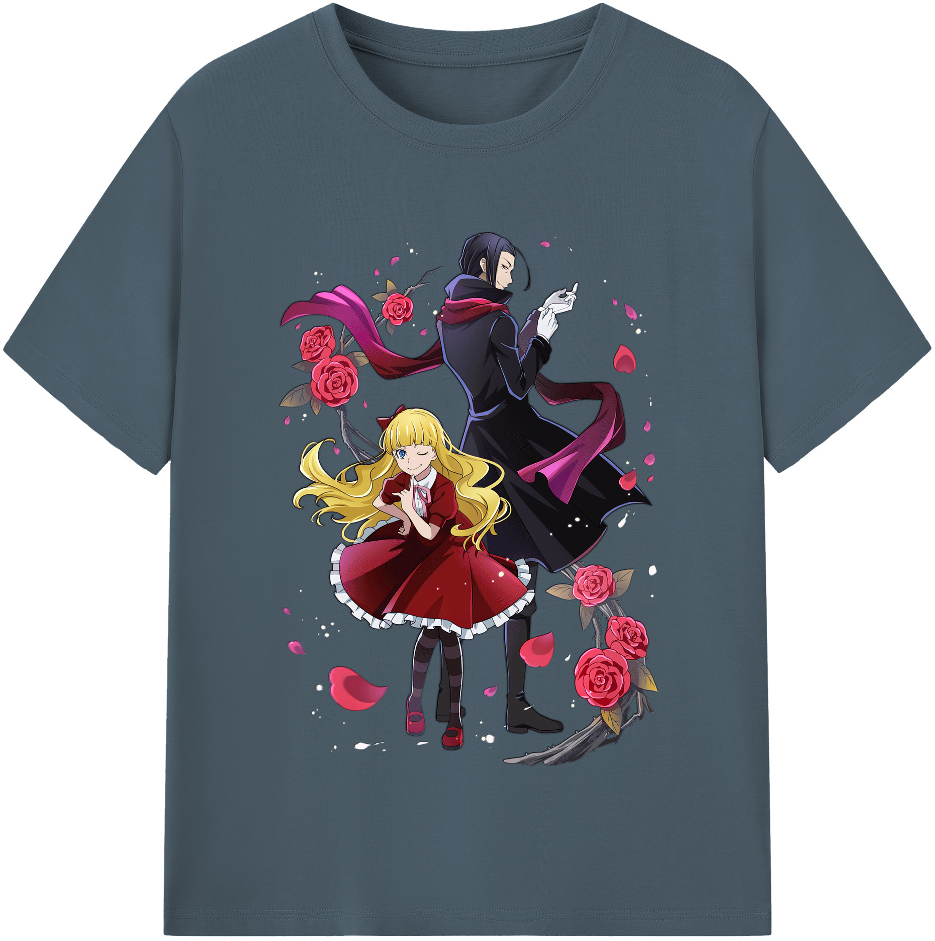 （画像用） 文豪ストレイドッグス Bungo Stray Dogs 綿100％半袖Tシャツ（フロントプリント）